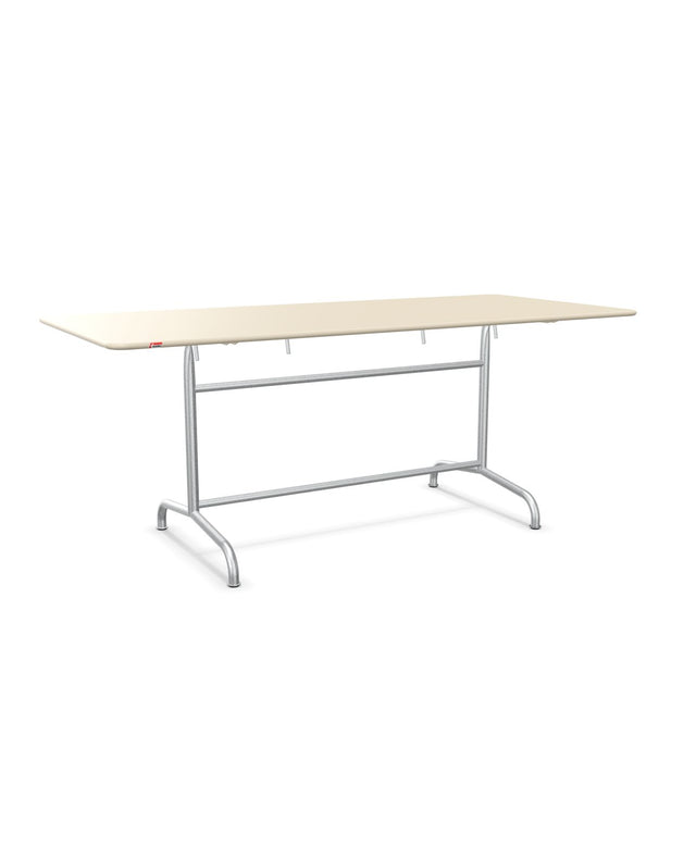 Schaffner Rigi Table repas rabattable 180x80cm Sable Pastel 15 Galvanisé à chaud 02 