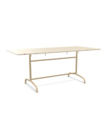 Schaffner Rigi Table repas rabattable 180x80cm Sable Pastel 15 Marron Pastel 83 