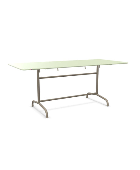 Schaffner Rigi Table repas rabattable 180x80cm Vert Pastel 64 Champagne 85 