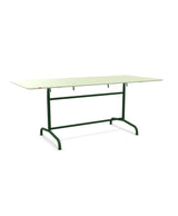 Schaffner Rigi Table repas rabattable 180x80cm Vert Pastel 64 Vert Sapin 66 
