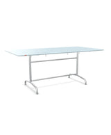 Schaffner Rigi Table repas rabattable 180x90cm Bleu Pastel 51 Galvanisé à chaud 02 