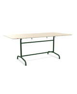 Schaffner Rigi Table repas rabattable 180x90cm Sable Pastel 15 Vert Sapin 66 