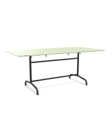 Schaffner Rigi Table repas rabattable 180x90cm Vert Pastel 64 Anthracite 77 