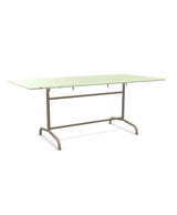 Schaffner Rigi Table repas rabattable 180x90cm Vert Pastel 64 Champagne 85 