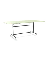 Schaffner Rigi Table repas rabattable 180x90cm Vert Pastel 64 Graphite 73 