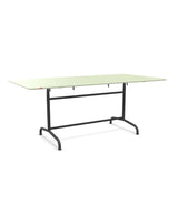 Schaffner Rigi Table repas rabattable 180x90cm Vert Pastel 64 Noir 91 