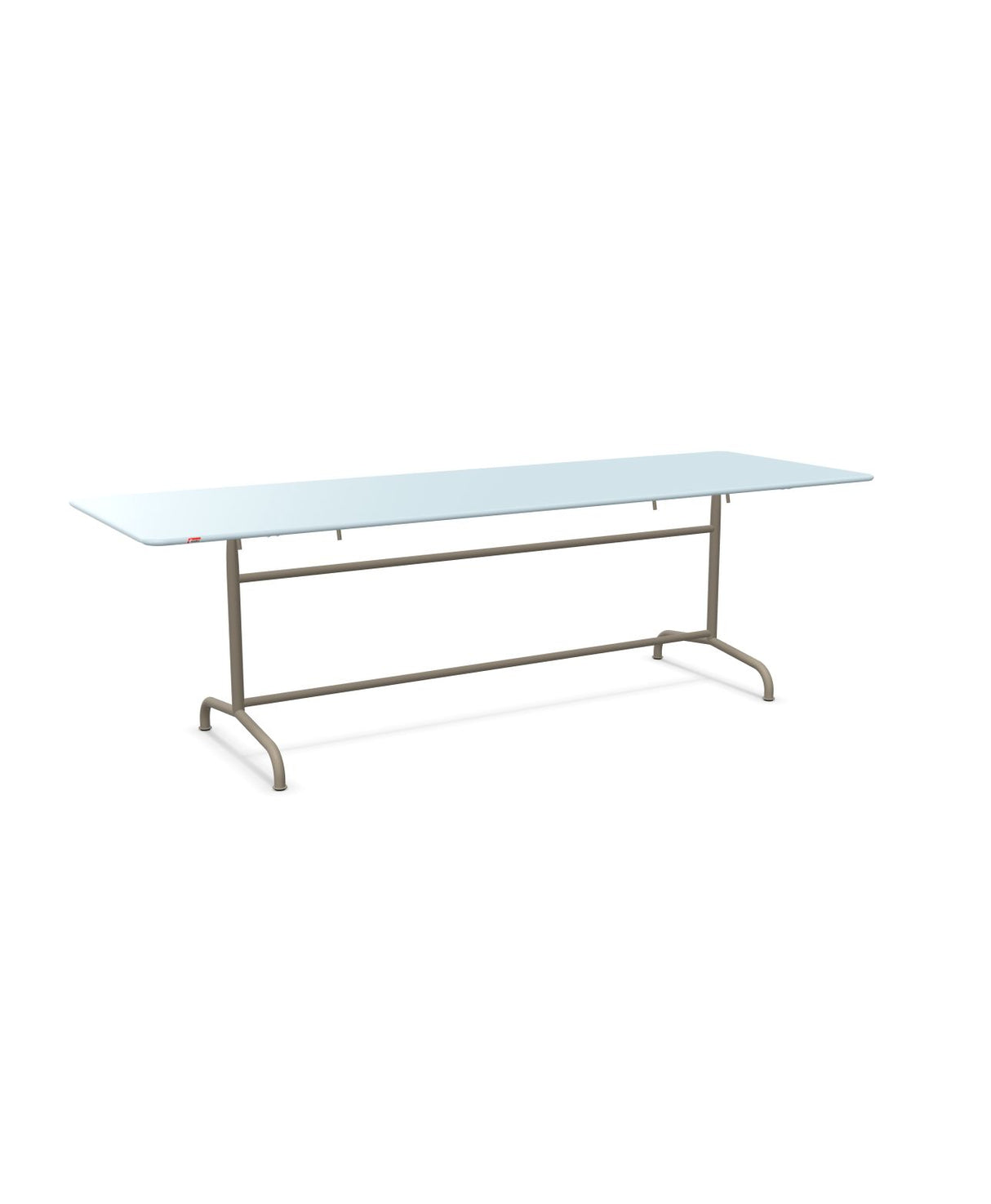 Schaffner Rigi Table repas rabattable 240x80cm Bleu Pastel 51 Champagne 85 