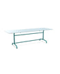 Schaffner Rigi Table repas rabattable 240x80cm Bleu Pastel 51 Vert Pastel 64 