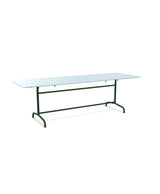 Schaffner Rigi Table repas rabattable 240x80cm Bleu Pastel 51 Vert Sapin 66 