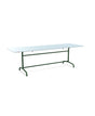 Schaffner Rigi Table repas rabattable 240x80cm Bleu Pastel 51 Vert Sapin 66 
