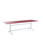 Schaffner Rigi Table repas rabattable 240x80cm Bordeaux 38 Bleu Pastel 51 