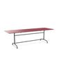 Schaffner Rigi Table repas rabattable 240x80cm Bordeaux 38 Graphite 73 