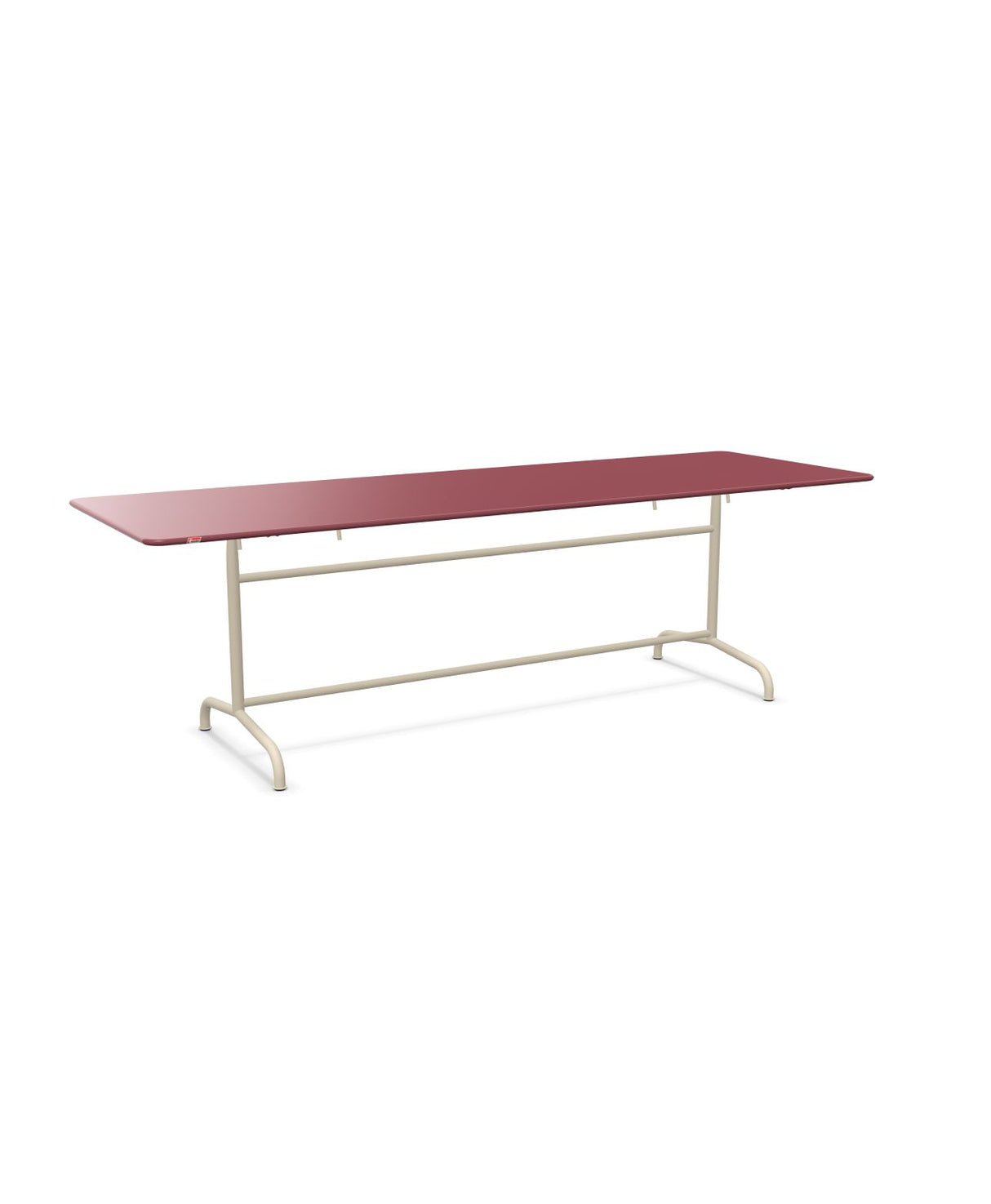 Schaffner Rigi Table repas rabattable 240x80cm Bordeaux 38 Sable Pastel 15 