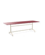 Schaffner Rigi Table repas rabattable 240x80cm Bordeaux 38 Sable Pastel 15 