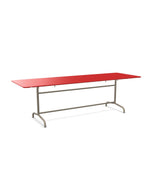 Schaffner Rigi Table repas rabattable 240x80cm Rouge 30 Champagne 85 
