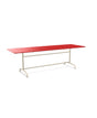 Schaffner Rigi Table repas rabattable 240x80cm Rouge 30 Sable Pastel 15 