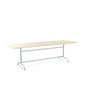 Schaffner Rigi Table repas rabattable 240x80cm Sable Pastel 15 Bleu Pastel 51 