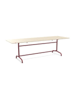 Schaffner Rigi Table repas rabattable 240x80cm Sable Pastel 15 Bordeaux 38 