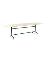 Schaffner Rigi Table repas rabattable 240x80cm Sable Pastel 15 Vert Sapin 66 