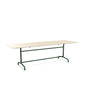 Schaffner Rigi Table repas rabattable 240x80cm Sable Pastel 15 Vert Sapin 66 