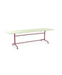 Schaffner Rigi Table repas rabattable 240x80cm Vert Pastel 64 Bordeaux 38 