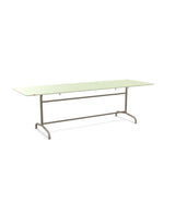 Schaffner Rigi Table repas rabattable 240x80cm Vert Pastel 64 Champagne 85 