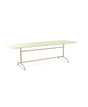 Schaffner Rigi Table repas rabattable 240x80cm Vert Pastel 64 Marron Pastel 83 