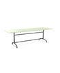 Schaffner Rigi Table repas rabattable 240x80cm Vert Pastel 64 Noir 91 