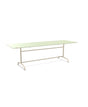 Schaffner Rigi Table repas rabattable 240x80cm Vert Pastel 64 Sable Pastel 15 