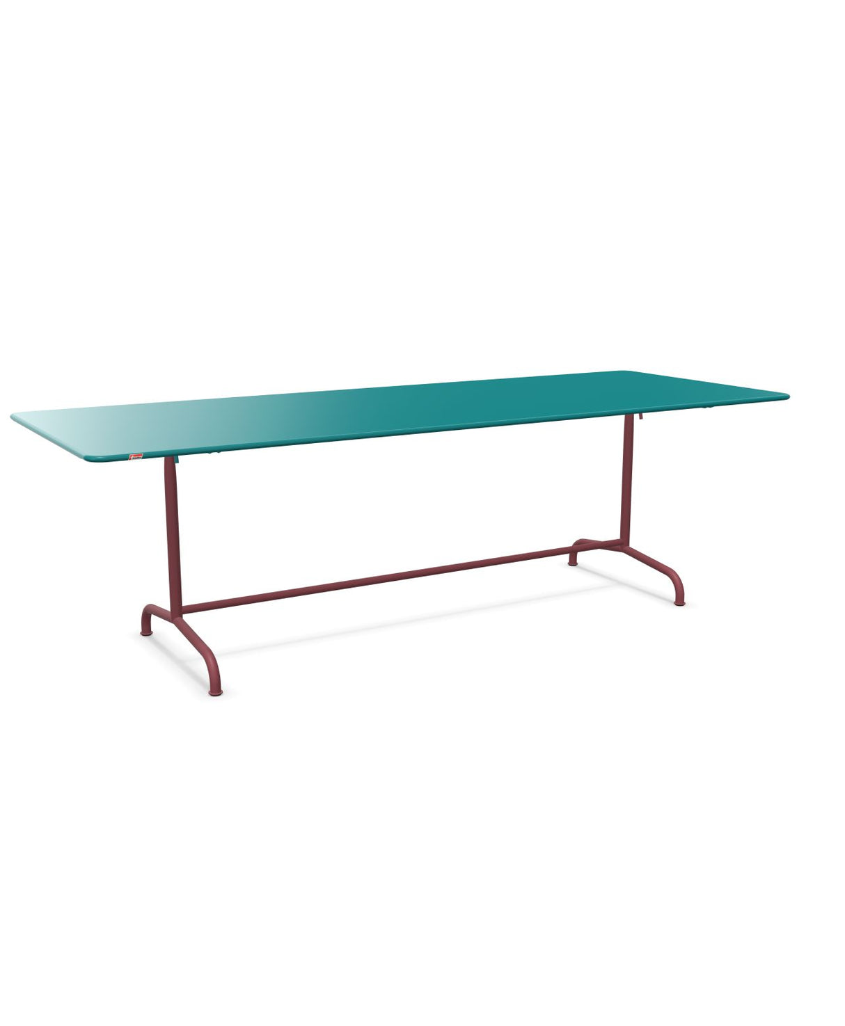 Schaffner Rigi Table repas rabattable 240x90cm Bleu Kali 56 Bordeaux 38 