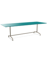 Schaffner Rigi Table repas rabattable 240x90cm Bleu Kali 56 Champagne 85 