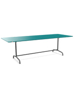 Schaffner Rigi Table repas rabattable 240x90cm Bleu Kali 56 Graphite 73 