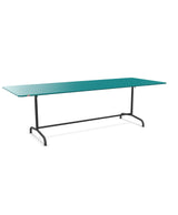 Schaffner Rigi Table repas rabattable 240x90cm Bleu Kali 56 Noir 91 