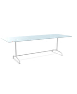 Schaffner Rigi Table repas rabattable 240x90cm Bleu Pastel 51 Blanc 90 