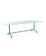 Schaffner Rigi Table repas rabattable 240x90cm Bleu Pastel 51 Bleu Kali 56 