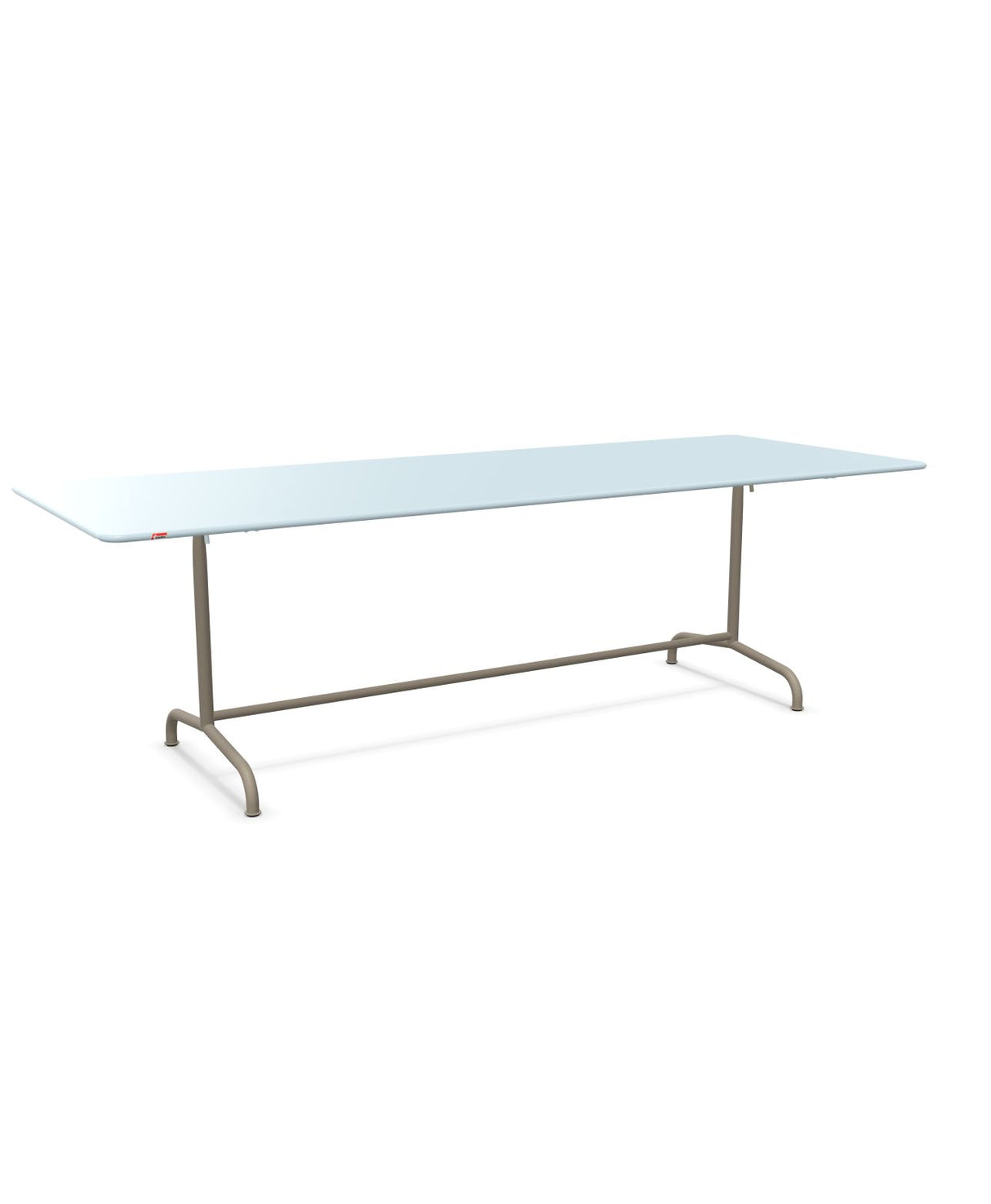 Schaffner Rigi Table repas rabattable 240x90cm Bleu Pastel 51 Champagne 85 
