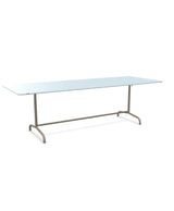 Schaffner Rigi Table repas rabattable 240x90cm Bleu Pastel 51 Champagne 85 