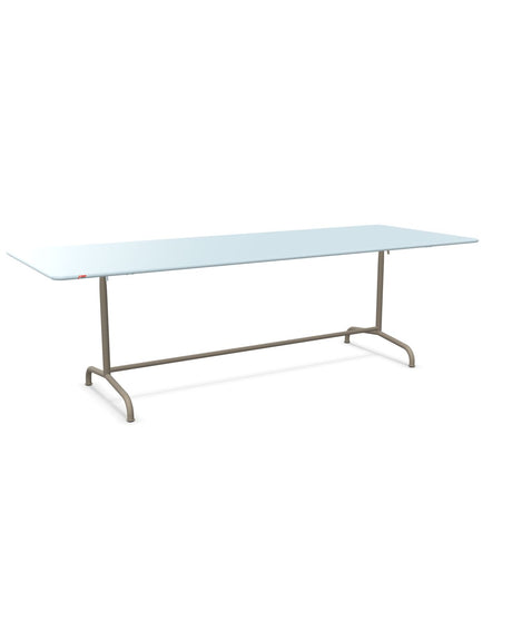 Schaffner Rigi Table repas rabattable 240x90cm Bleu Pastel 51 Champagne 85 