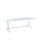 Schaffner Rigi Table repas rabattable 240x90cm Bleu Pastel 51 Sable Pastel 15 