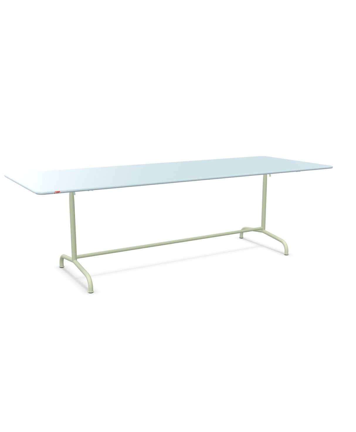 Schaffner Rigi Table repas rabattable 240x90cm Bleu Pastel 51 Vert Pastel 64 