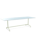 Schaffner Rigi Table repas rabattable 240x90cm Bleu Pastel 51 Vert Pastel 64 