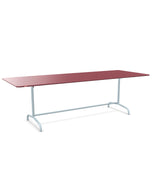 Schaffner Rigi Table repas rabattable 240x90cm Bordeaux 38 Bleu Pastel 51 