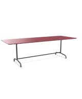 Schaffner Rigi Table repas rabattable 240x90cm Bordeaux 38 Graphite 73 
