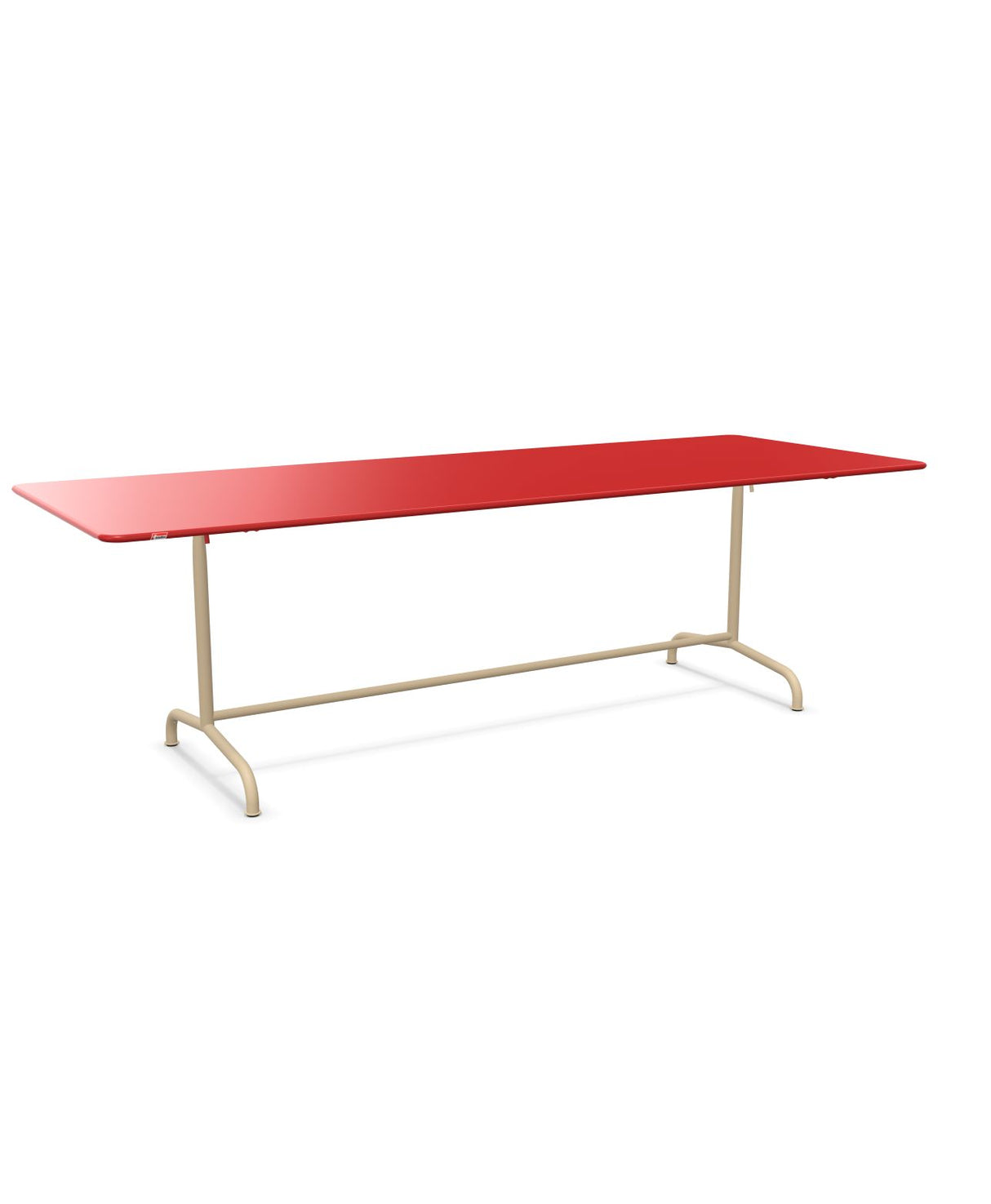 Schaffner Rigi Table repas rabattable 240x90cm Rouge 30 Marron Pastel 83 