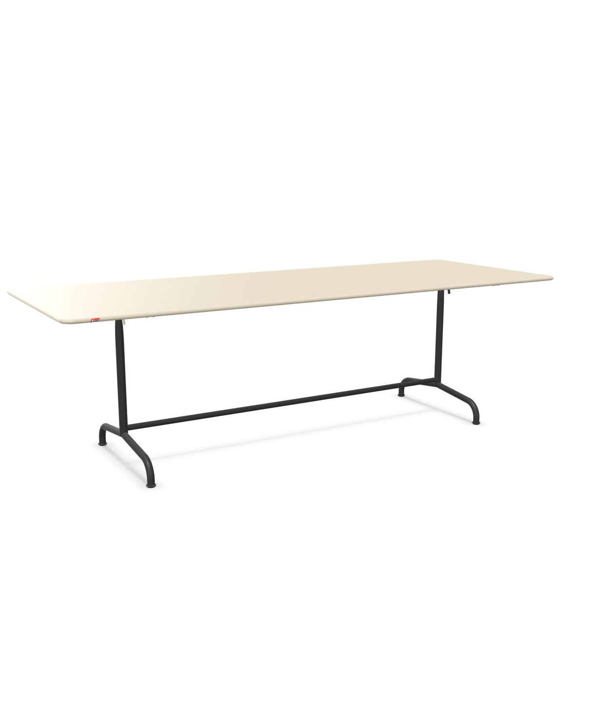 Schaffner Rigi Table repas rabattable 240x90cm Sable Pastel 15 Anthracite 77 