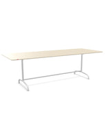 Schaffner Rigi Table repas rabattable 240x90cm Sable Pastel 15 Blanc 90 