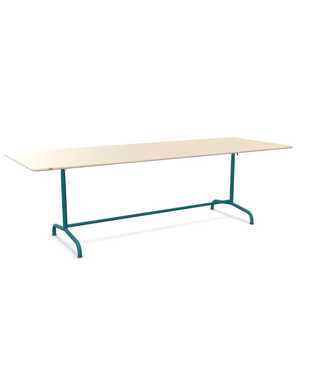 Schaffner Rigi Table repas rabattable 240x90cm Sable Pastel 15 Bleu Kali 56 