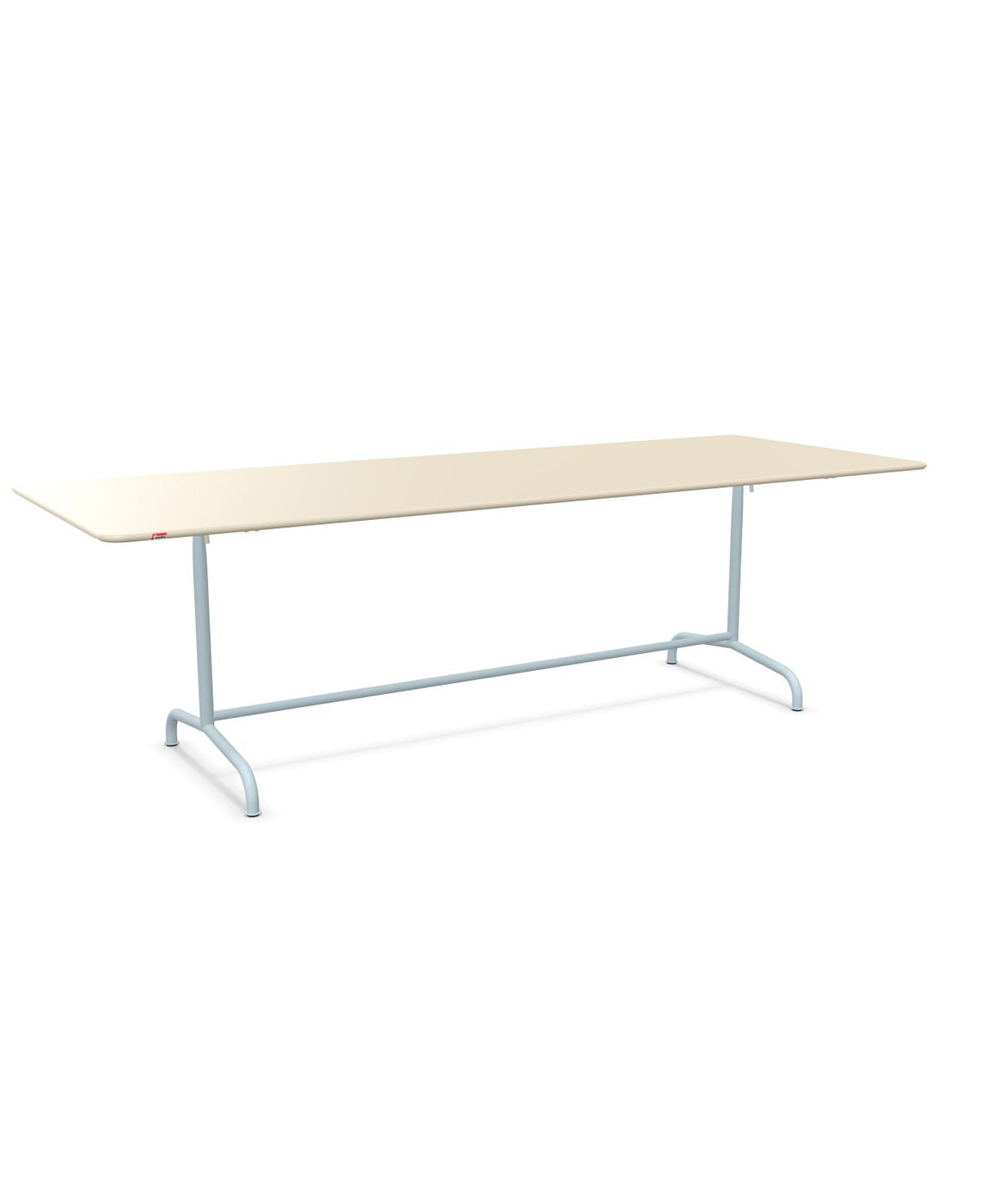 Schaffner Rigi Table repas rabattable 240x90cm Sable Pastel 15 Bleu Pastel 51 