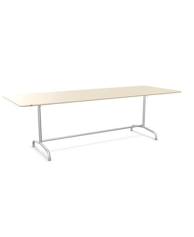 Schaffner Rigi Table repas rabattable 240x90cm Sable Pastel 15 Galvanisé à chaud 02 