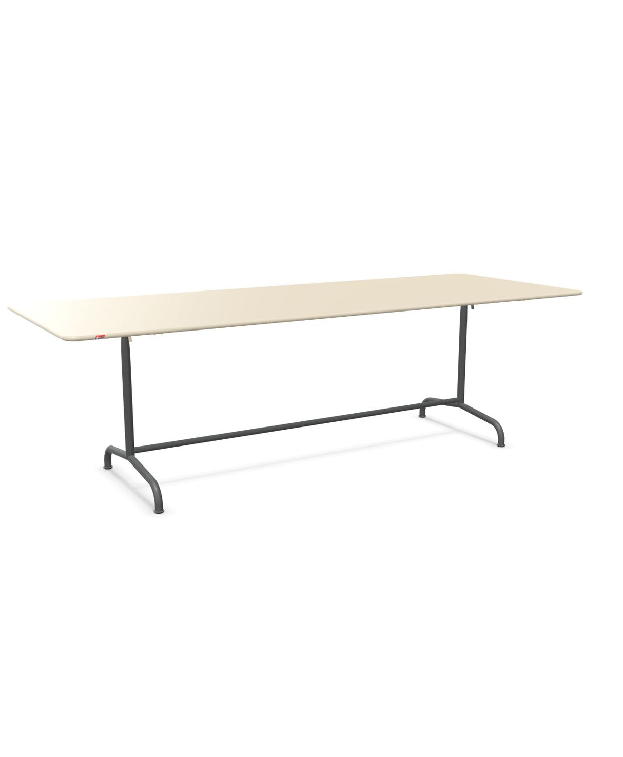 Schaffner Rigi Table repas rabattable 240x90cm Sable Pastel 15 Graphite 73 
